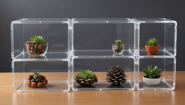 Vestiaire multicases en plexi transparent : design et praticité