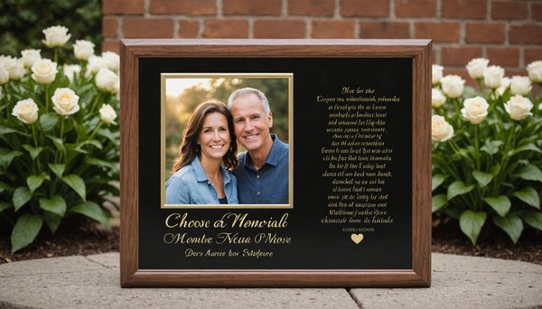 Choisissez une plaque funéraire personnalisée pour déclarer votre amour